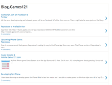 Tablet Screenshot of blog.games121.com